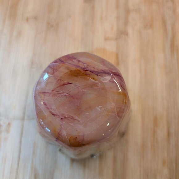 Murano Hand Blown Glass Crown Shape Vase - Picture 9 of 10